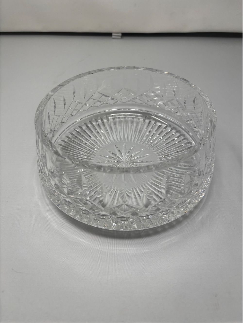 Waterford Crystal Lismore 7" Round Serving Bowl Cut Glass Signed Made in Ireland